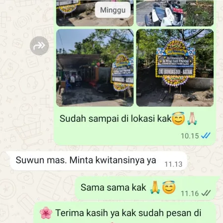 Pengiriman Papan Bunga Duka Balongan